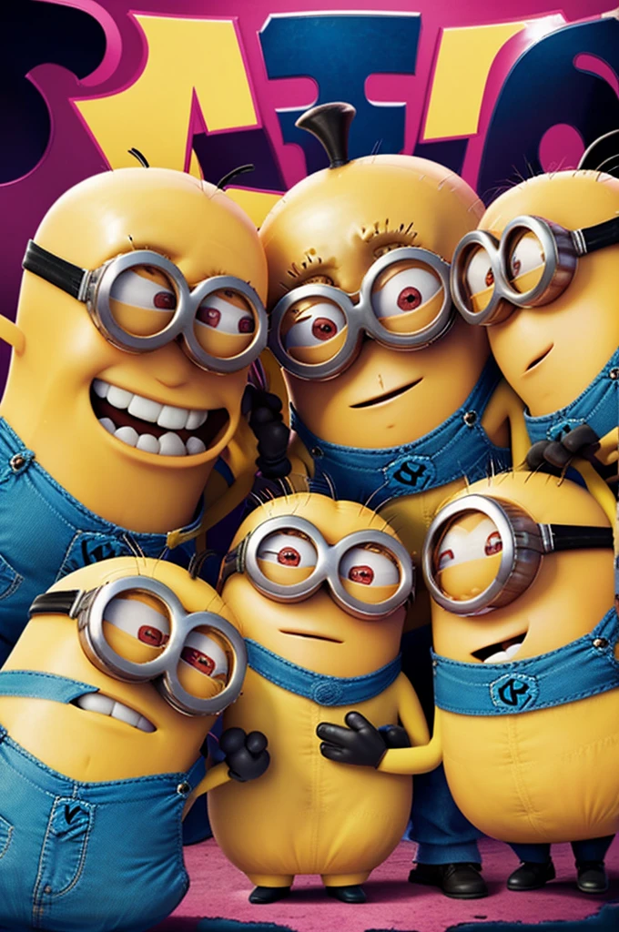 (spin-off about girls form "despicable me" franchise) poster