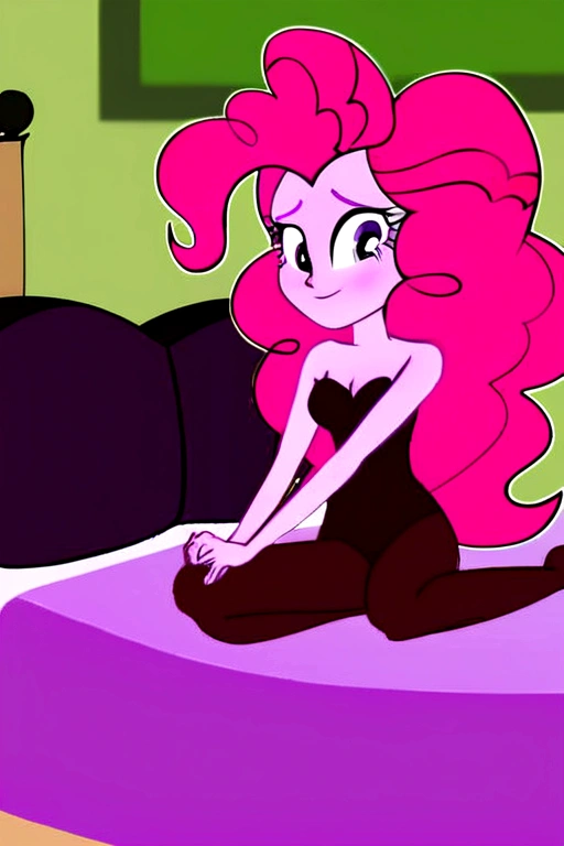 Eqg  . Twilight sparkle  kiss  in bed  adagio angry in the  bodystocking
