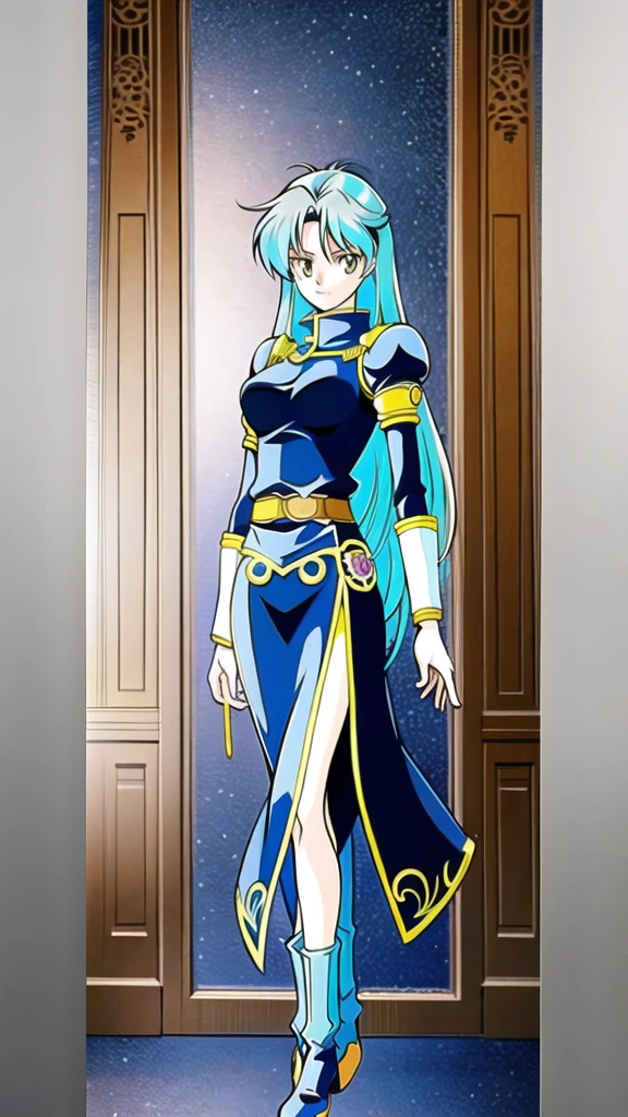  a woman with long hair and a sword, detailed anime art, Detailed art from the main anime, intricate manga drawing, the Queen of Blades, hyper detailed manga drawing, high detailed official artwork, stunning manga art style, trends on artstation pixiv, detailed anime artwork, Queen of Blades, clean detailed anime art, black and white manga style