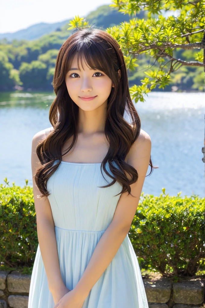 ((Highest quality)), ((masterpiece)), (detailed),Perfect Face,Japanese,landscape,Beauty,cute,Upper Body