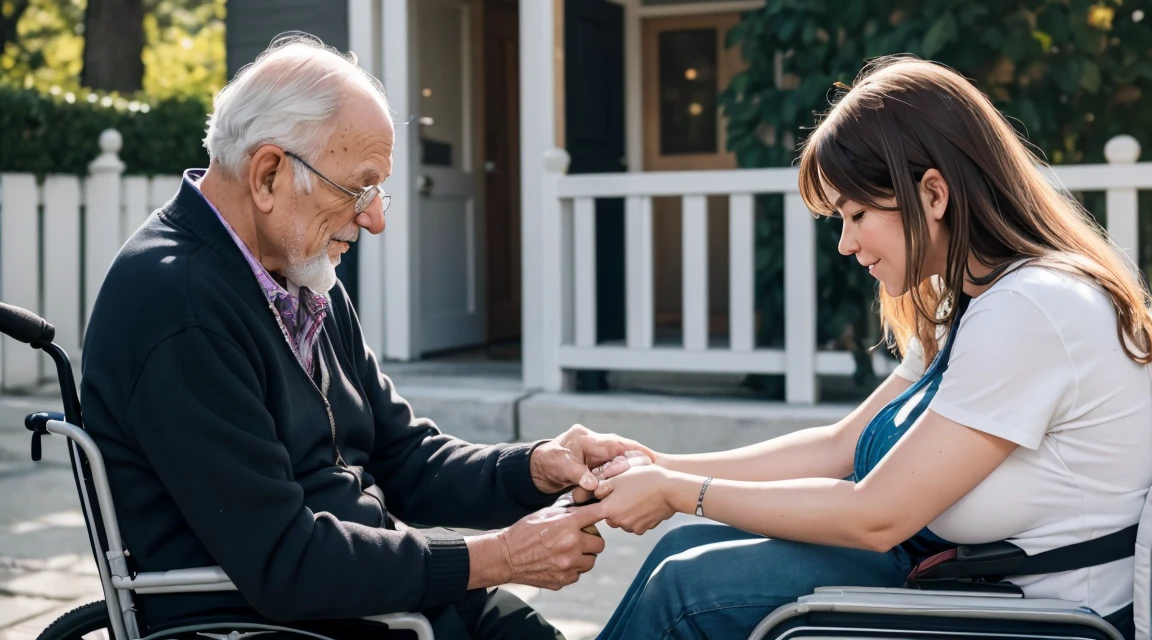 "Imagine you are a 25-year-old pregnant woman who just spent the day helping a 60-year-old man in a wheelchair. Write a journal entry reflecting on how the experience impacted you, what you learned about empathy and resilience, and how it changed your perspective on life and human connections."