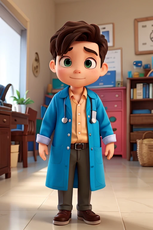 Pill with doctor's coat
