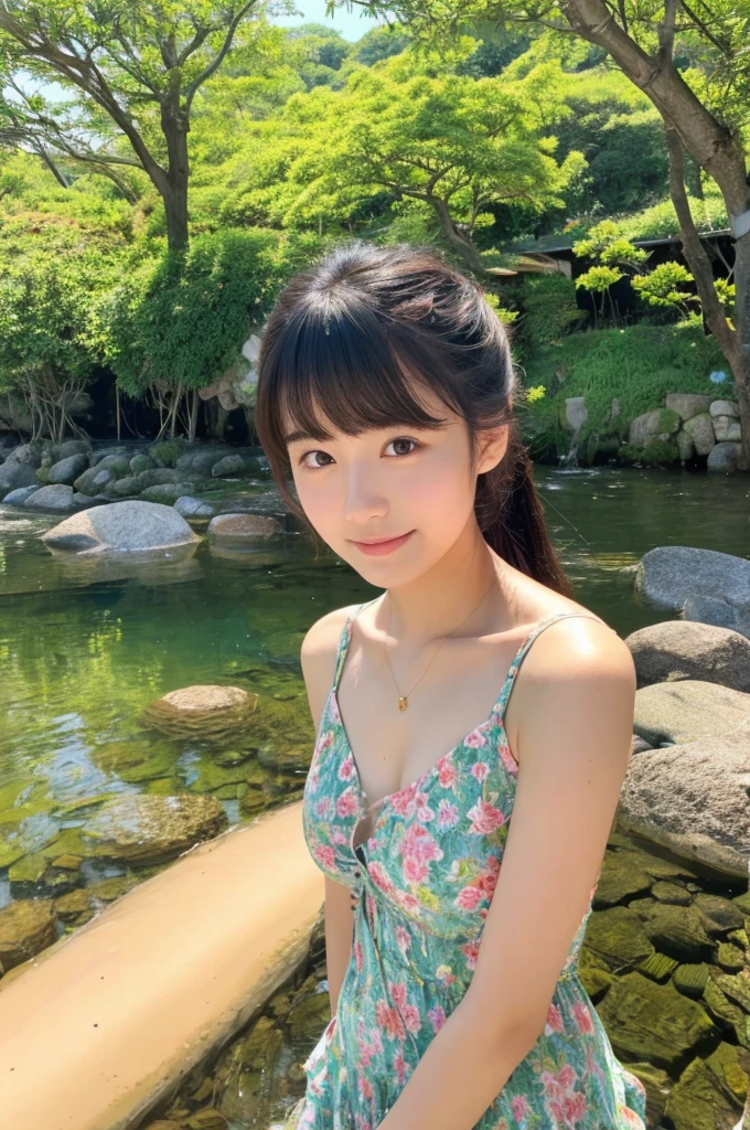 ((Highest quality)), ((masterpiece)), (detailed),Perfect Face,Japanese,landscape,Beauty,cute,Upper Body