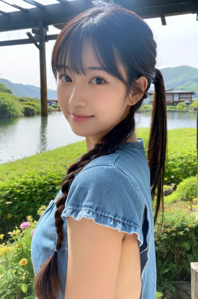 ((Highest quality)), ((masterpiece)), (detailed),Perfect Face,Japanese,landscape,Beauty,cute,Upper Body