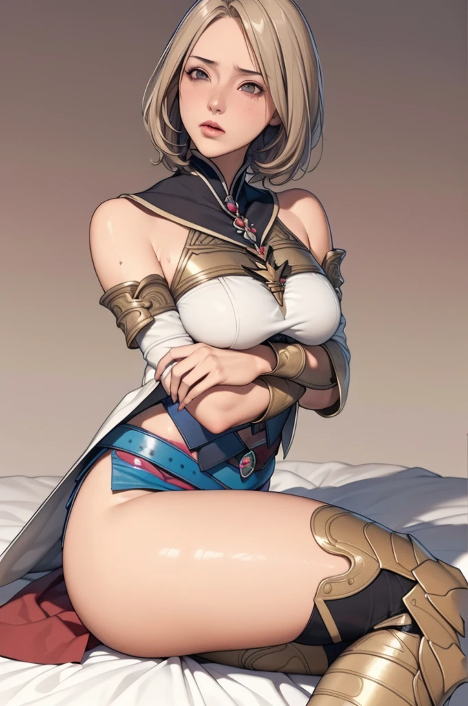 {{{nsfw:1.5}}},{{{breast grab:1.5}}},{{{breast milk:1.5}}},{{full body:1.35}},{{{nsfw:1.5}}},(the golden ratio,masutepiece, of the highest quality, Best Quality, Beautiful and aesthetic:1.2), ighly detailed, Colorful,highest details, (Adults,age19,1girl in, Solo, Final Fantasy 12,Ashelia, shorth hair, short-hair,Ashelia Costume, Colossal , a miniskirt,thigh high boots, thighs thighs thighs thighs, jewely,Contemptuous look,Eyes like looking at garbage, Show me your panties,trying to trample on you,step on you,Triumphant face