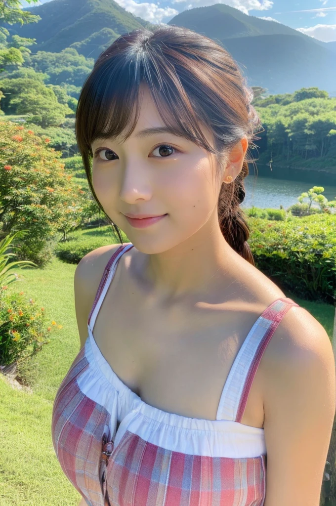 ((Highest quality)), ((masterpiece)), (detailed),Perfect Face,Japanese,landscape,Beauty,cute,Upper Body