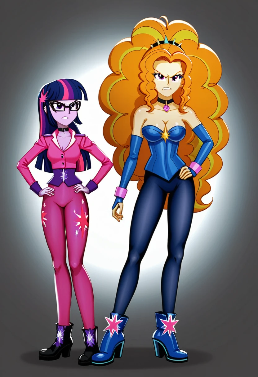 Eqg . Twilight sparklr boxing adagio angry in the bodystocking