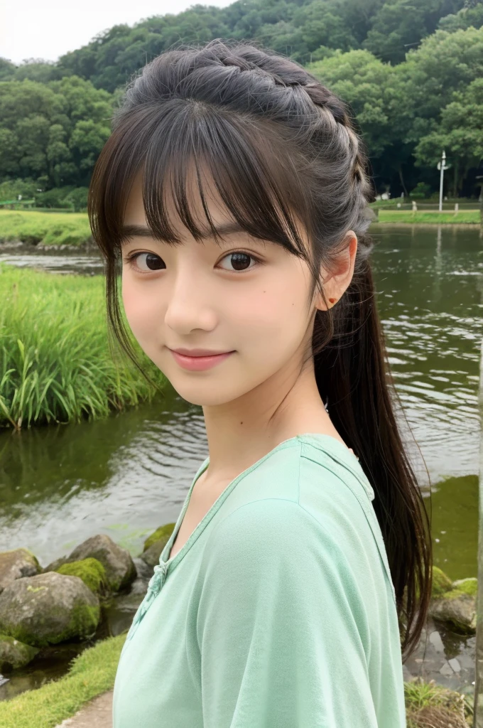 ((Highest quality)), ((masterpiece)), (detailed),Perfect Face,Japanese,landscape,Beauty,cute,Upper Body
