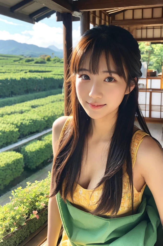 ((Highest quality)), ((masterpiece)), (detailed),Perfect Face,Japanese,landscape,Beauty,cute,Upper Body