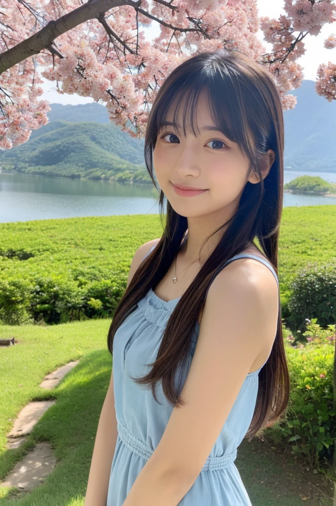 ((Highest quality)), ((masterpiece)), (detailed),Perfect Face,Japanese,landscape,Beauty,cute,Upper Body