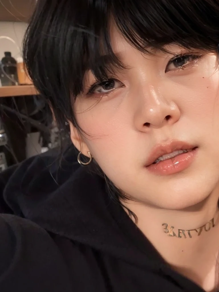zydG, 1boy, detailed skin, looking at viewer, brown eyes, (short hair with bangs:1.2), (medium breasts:1.0), (medium areolae:0.8),
(photorealistic:1.4), (best quality:1.0), (ultra highres:1.0), 8k, RAW photo, (masterpiece:0.2), (pureerosface_v1:0.5)