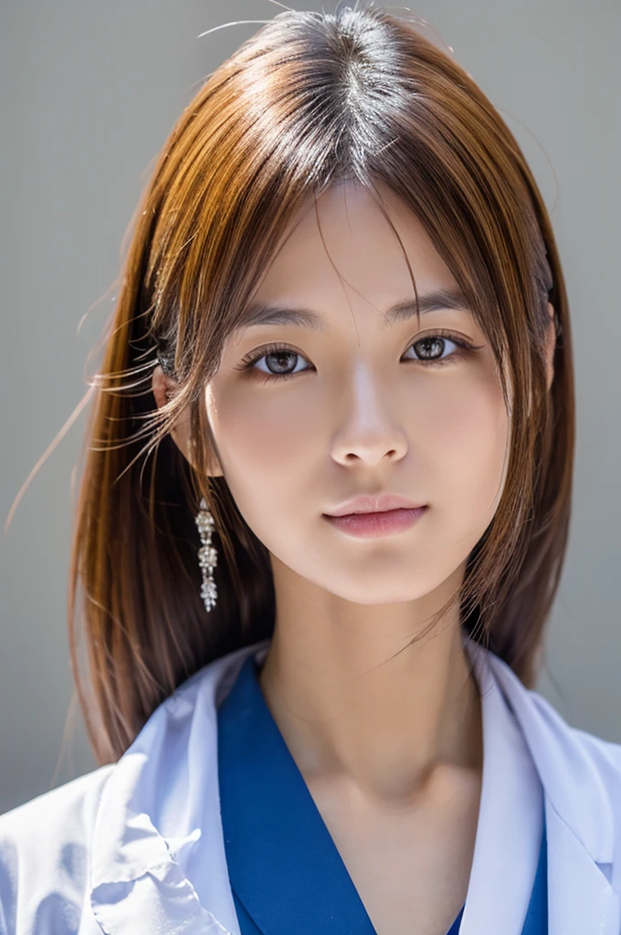 ((Highest quality)), ((masterpiece)), (detailed),Perfect Face,Japanese,Female doctor,White