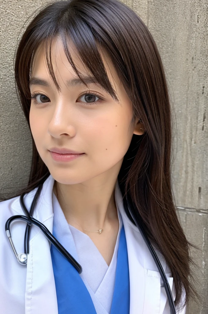 ((Highest quality)), ((masterpiece)), (detailed),Perfect Face,Japanese,Female doctor,White
