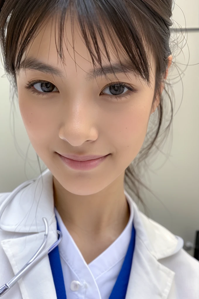 ((Highest quality)), ((masterpiece)), (detailed),Perfect Face,Japanese,Female doctor,White