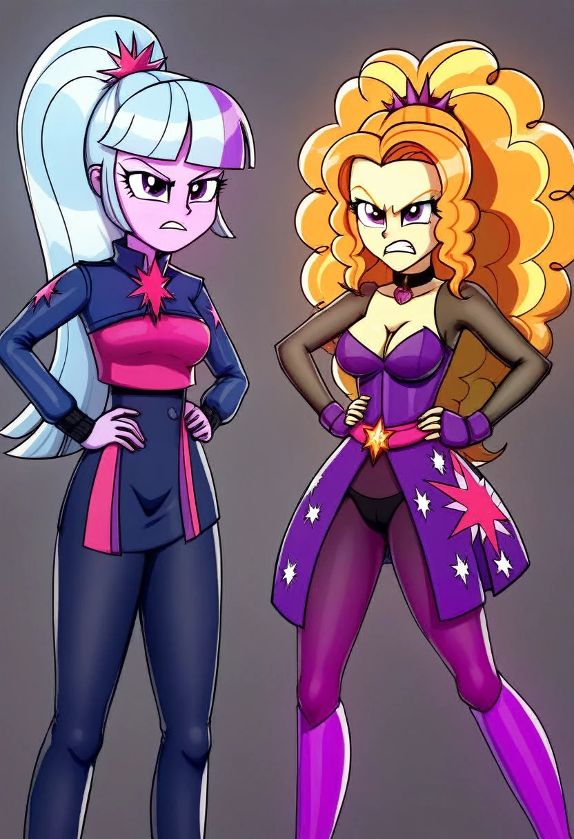 Eqg  . Twilight sparklr  boxing   adagio angry in the  bodystocking
