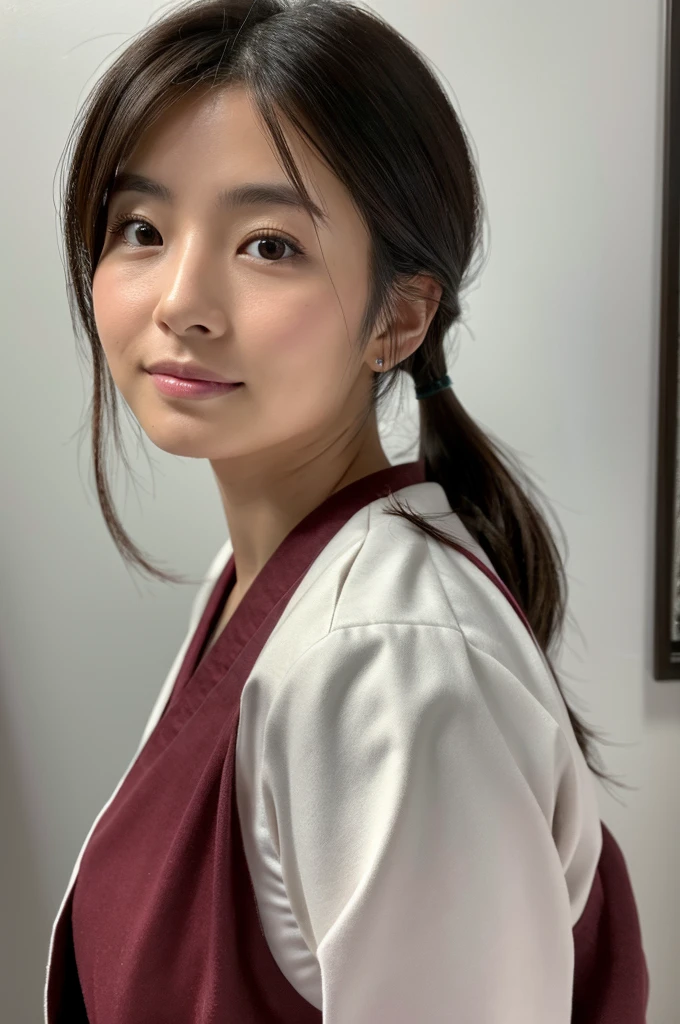 ((Highest quality)), ((masterpiece)), (detailed),Perfect Face,Japanese,Female doctor,White