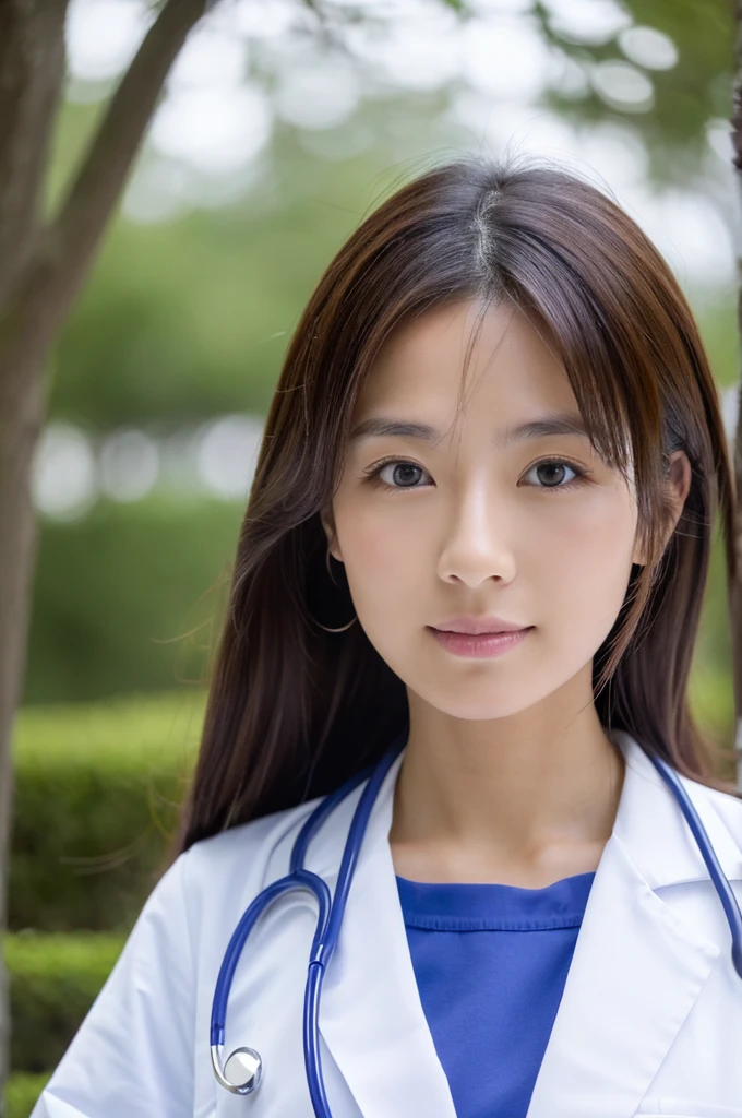 ((Highest quality)), ((masterpiece)), (detailed),Perfect Face,Japanese,Female doctor,White