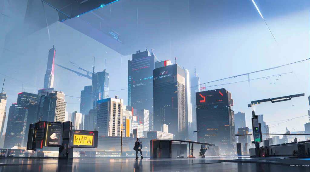 a beautiful futuristic city street, skyscrapers, flying cars, neon lights, cyberpunk, dramatic lighting, cinematic, highly detailed, 8k, photorealistic, intricate architecture, busy urban scene, advanced technology, glowing holographic displays, sleek modern design, dynamic camera angle, cinematic composition, striking color palette, dramatic shadows and highlights, ray-traced lighting, volumetric fog, mist and atmosphere, (best quality,8k,highres,masterpiece:1.2),ultra-detailed,(realistic,photorealistic,photo-realistic:1.37)