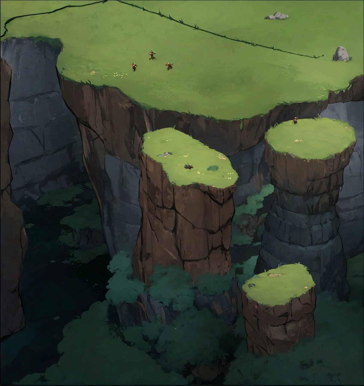 cartoon illustration of a cliff with grass growing on top, 2 d game art background, background art, rocky environment, game asset, 2 d texture, dungeon background, 2d texture, 2d game asset, background fortress, 2d game background, background is the ruins, cave background, detailed game art, stylized concept art, cliff side, 2 d game environment design, a cartoon image of a cliff with grass and rocks, rocky environment, background art, 2d texture, 2 d texture, game asset, 2d game asset, cliff side, detailed game art, 2 d game art background, videogame asset, detailed trees and cliffs, tileable texture, 2 d texture, 2d texture, tileset, detailed game art, stone texture, stylized layered textures, stylized stone cladding texture, dungeon background, game asset, flat texture