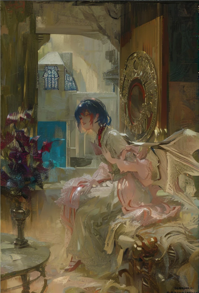 (((remilia scarlet))), beautiful detailed eyes, beautiful detailed lips, extremely detailed face and features, porcelain skin, long silver-blue hair, elegant pink dress, black bat wings, vampire, dark moody background, dramatic lighting, mysterious and alluring, highly detailed, 8k, photorealistic, fantasy portrait