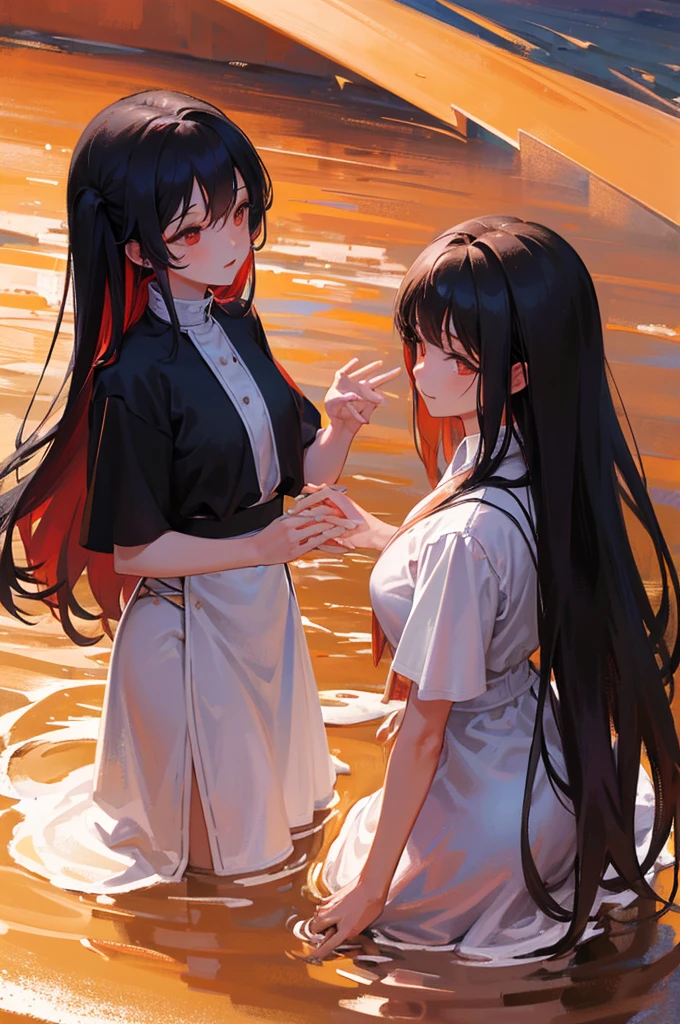 nsfw,ultra detailed,(()),(petite),,((very long hair)),((black hair)),ahegao,double peace,3boys,1girl,multiple boys,completely nude,vaginal penis,hand job,(((excessive cum)))