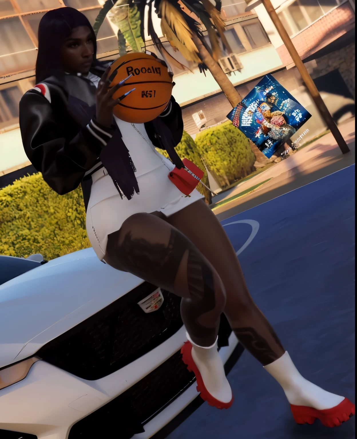 a highly detailed and realistic photograph of a cartoon character, photorealistic, 8k resolution, extremely detailed facial features, beautiful eyes, realistic skin texture, detailed clothing, intricate background, dramatic lighting, cinematic composition