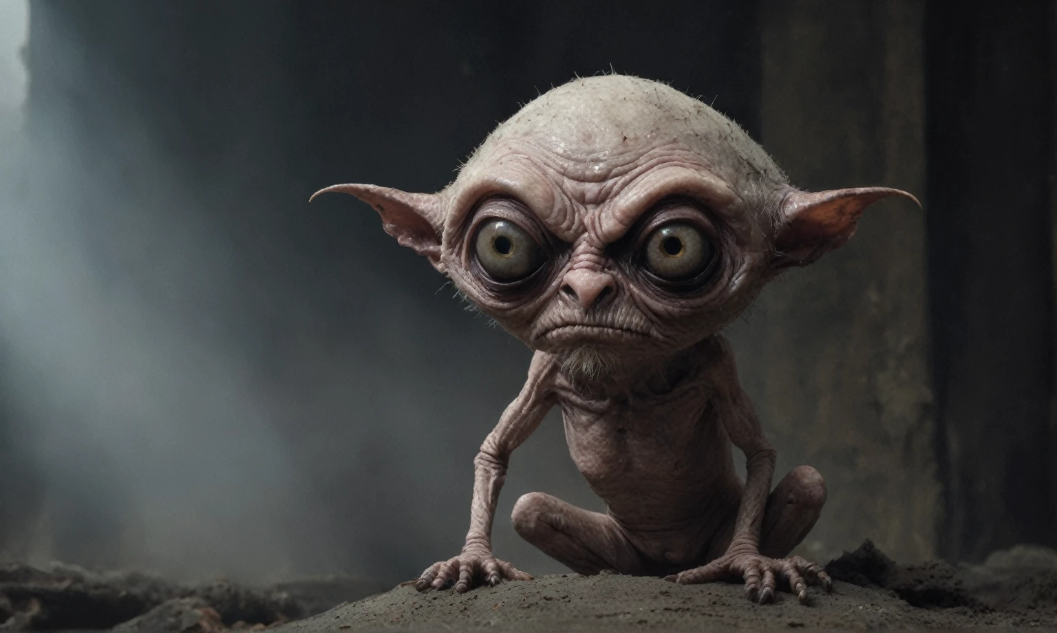 Full body length shot, famous artwork by (tom bagshaw:1.1), detailed expressive eyes, fantasy style, the grumpy lubwad is a tiny creature that prospers in intense heat, building its resiliforged lairs in the flanks of active volcanoes on planet ramsnuggle vi, here we get a good look at its dark ears and intricate eyes as it lays in ambush to prey on the grubby sneezlenook from the shadows of its yarbled hideout
RAW photo, realistic texture, extremely detailed, absurdres, sharp focus, volumetric lighting, subsurface scattering
realistic skin, (natural skin:1), (skin details, skin texture:1.1), (skin pores:1), (skin imperfections:0.3),
Mestichino,Light particles,marble leather ,ink photography ,RAW, NIKON Z9,ink photorealism,Mestichino,Light particles,marble leather ,ink photography , at Scottish school