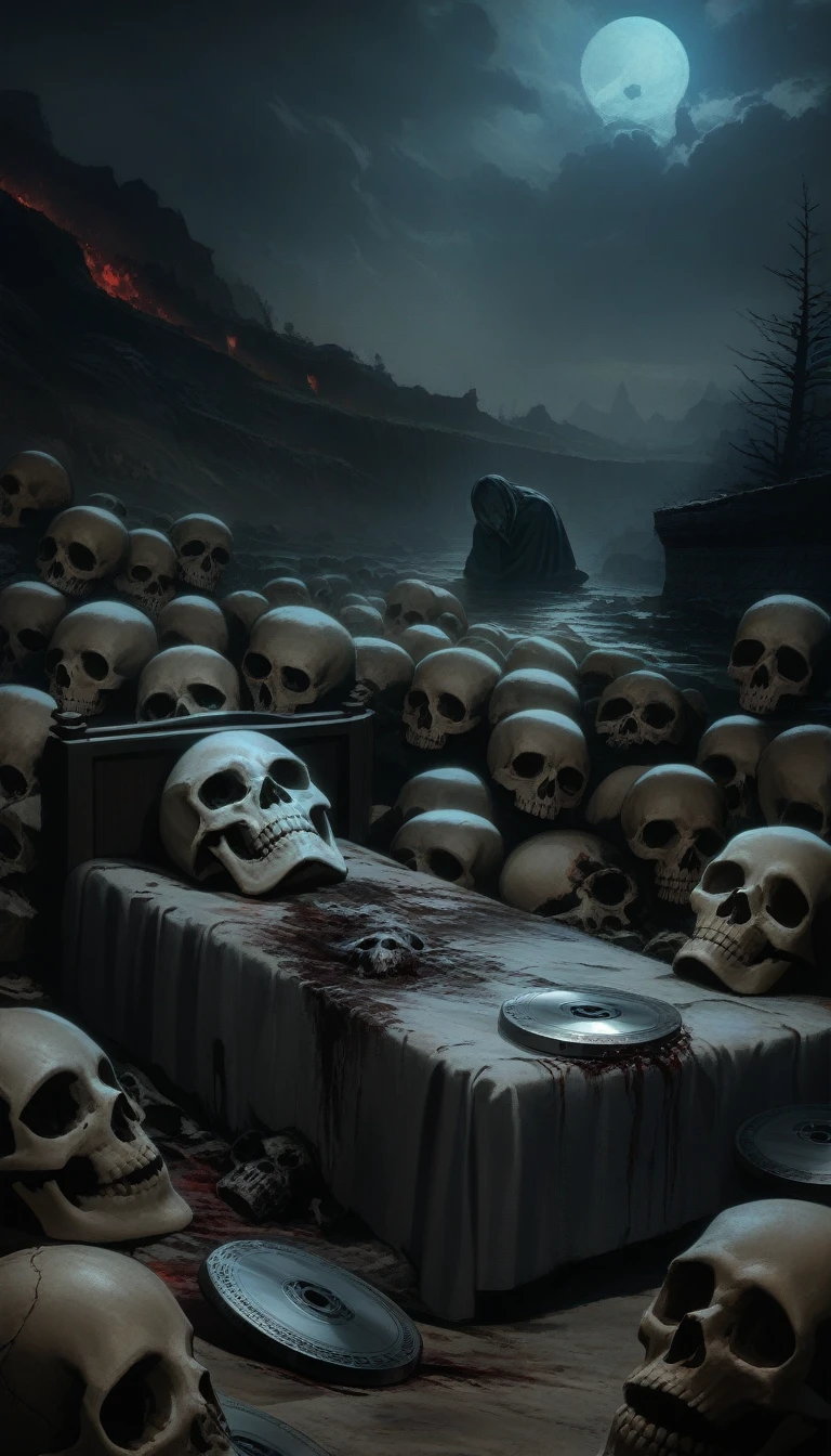32k, best quality, ultra high res, HDR, UHD, extremely detailed CG, unity 32k wallpaper, (((8K))), night landscape,Horror,ghosts,dead body,skull,Images depicting hell,Necronomicon,Image Style Painting,Realism,shadowy,hard disk,hightquality,filmic, (((8k))), night landscape,Horror,ghosts,dead body,skull,Images depicting hell,Necronomicon,Image Style Painting,Realism,shadowy,hard disk,hightquality,filmic, (((8k))), night landscape,Horror,ghosts,dead body,skull,Images depicting hell,Necronomicon,Image Style Painting,Realism,shadowy,hard disk,hightquality,filmic,
