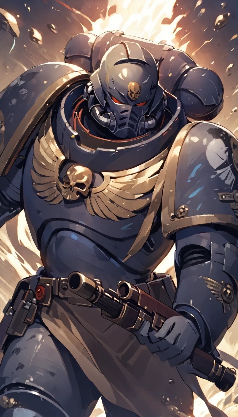 King Baldwin as a Space Marine