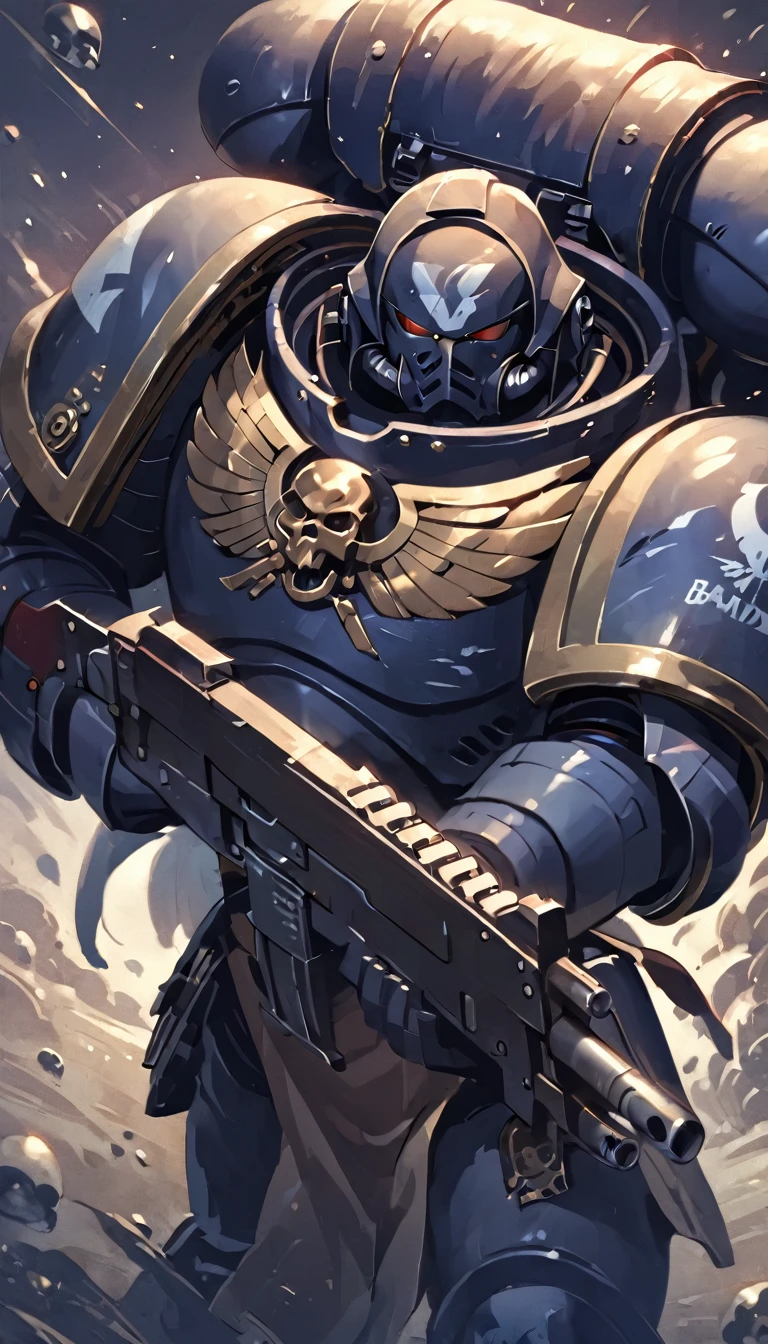 King Baldwin as a Space Marine