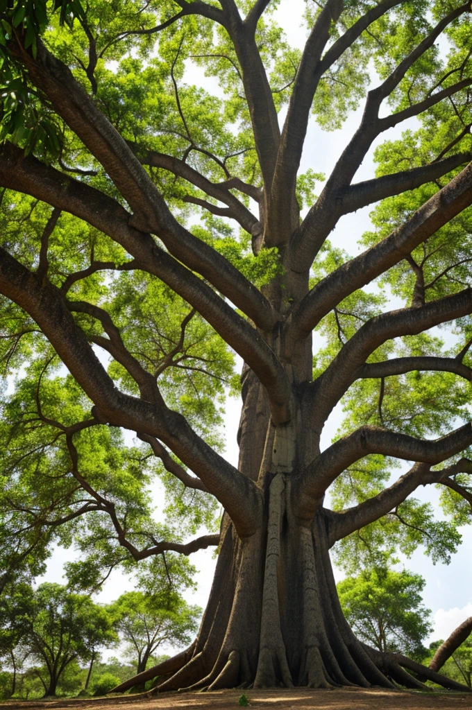 Yaxche sacred ceiba tree painting style