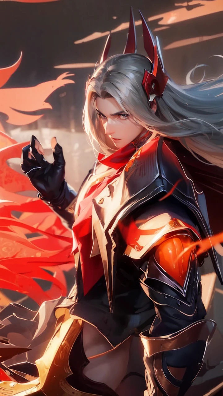 Adonis、Boy with black hair、Straight face、A detailed face、1 boy、Classic、Arrogant man、top grade、Center division、Forehead、Mole、One Man、glamor、Music、noble、nobles、Very beautiful man、Music、Beautiful clothes、blue clothing、Holding sheet music in hand、Long coat、plushies、『IdentityV fifth personality』