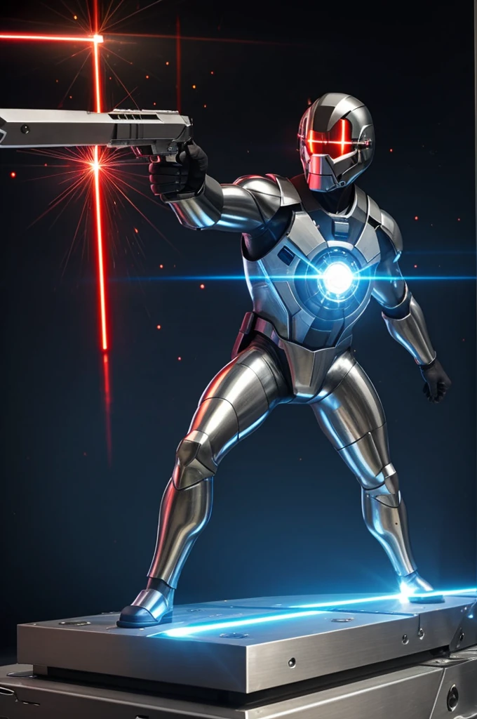 I want you to make me a laser-locked metal base that has real estate with rights