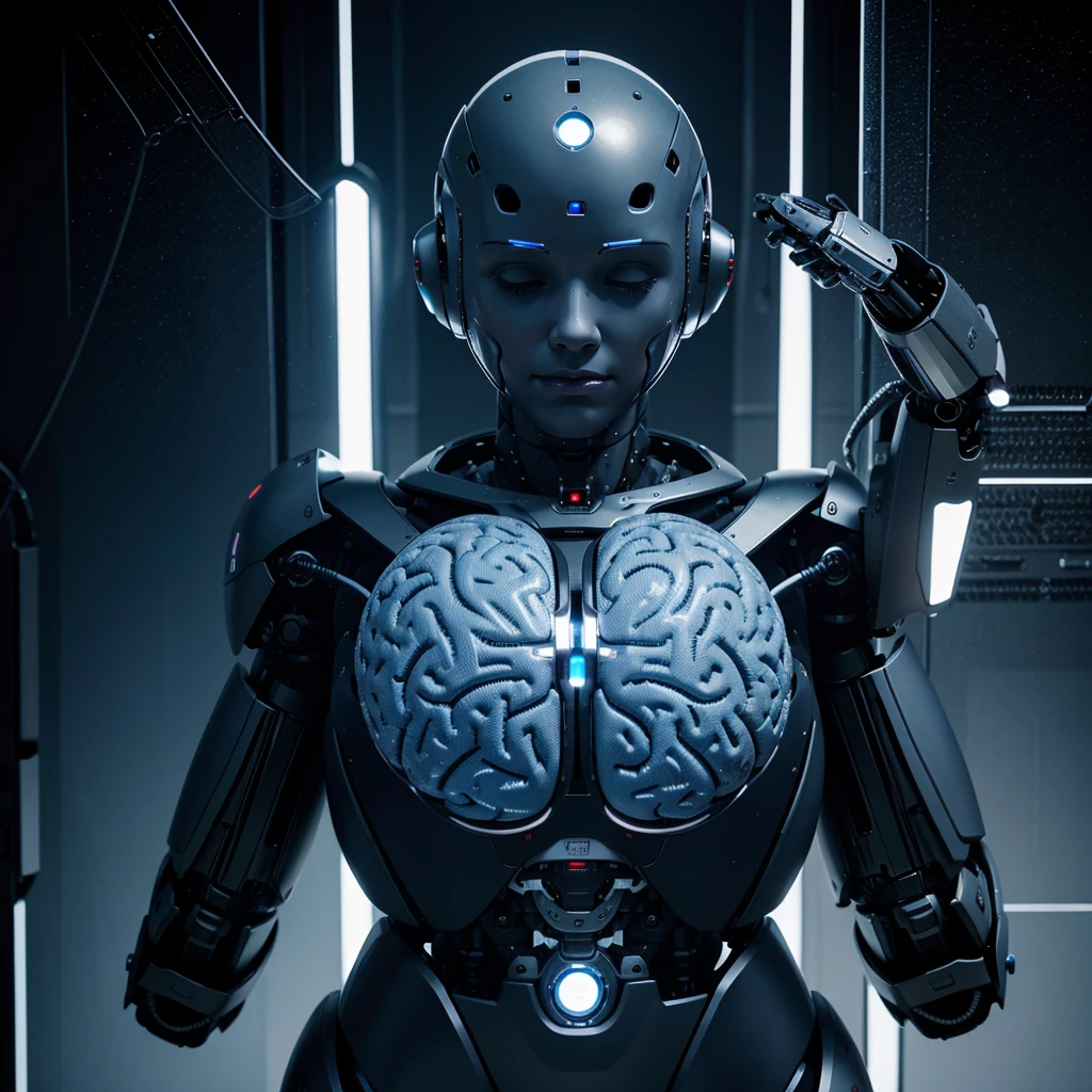 brain,Artificial intelligence,human body, robot body