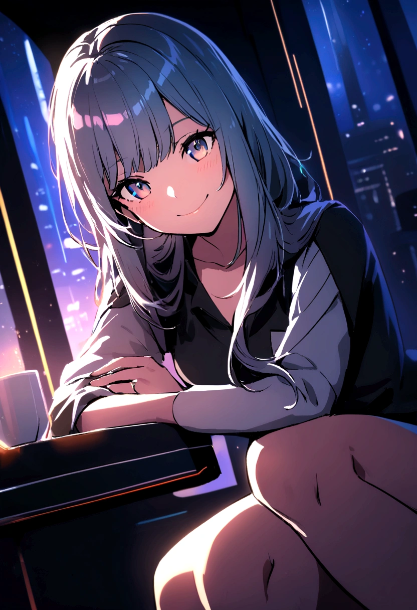cup with arm and legs, smiling, hair details