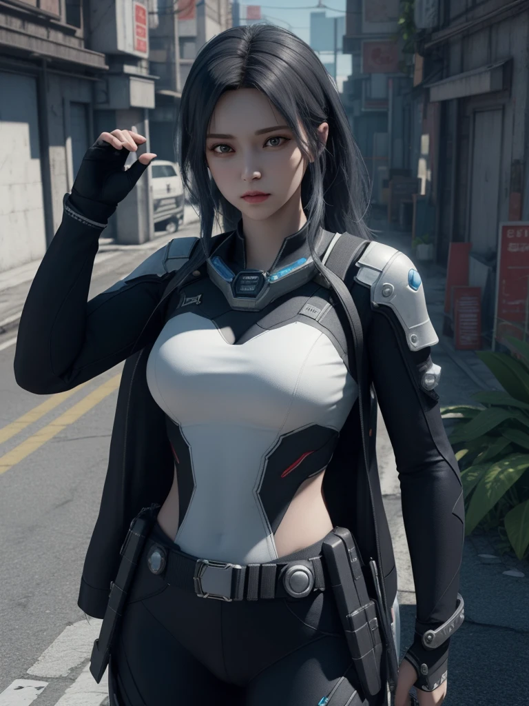 ((best quality)), ((masterpiece)), (detailed:1.4), 3d, Image of a beautiful cyberpunk woman,Human Development Report (High Dynamic Range),Ray Tracing,nvidia RTX,Super Resolution,Unreal 5,Subsurface scattering,PBR Textures,Post-Processing,Anisotropic filtering,Depth of Field,Maximum clarity and sharpness,Multi-layered textures,Albedo and Specular Maps,Surface Shading,Accurate simulation of the interaction between light and material,Perfect proportion,Octane Rendering,Two-color lighting,Large aperture,Low ISO,White Balance,Rule of Thirds,8K Native,