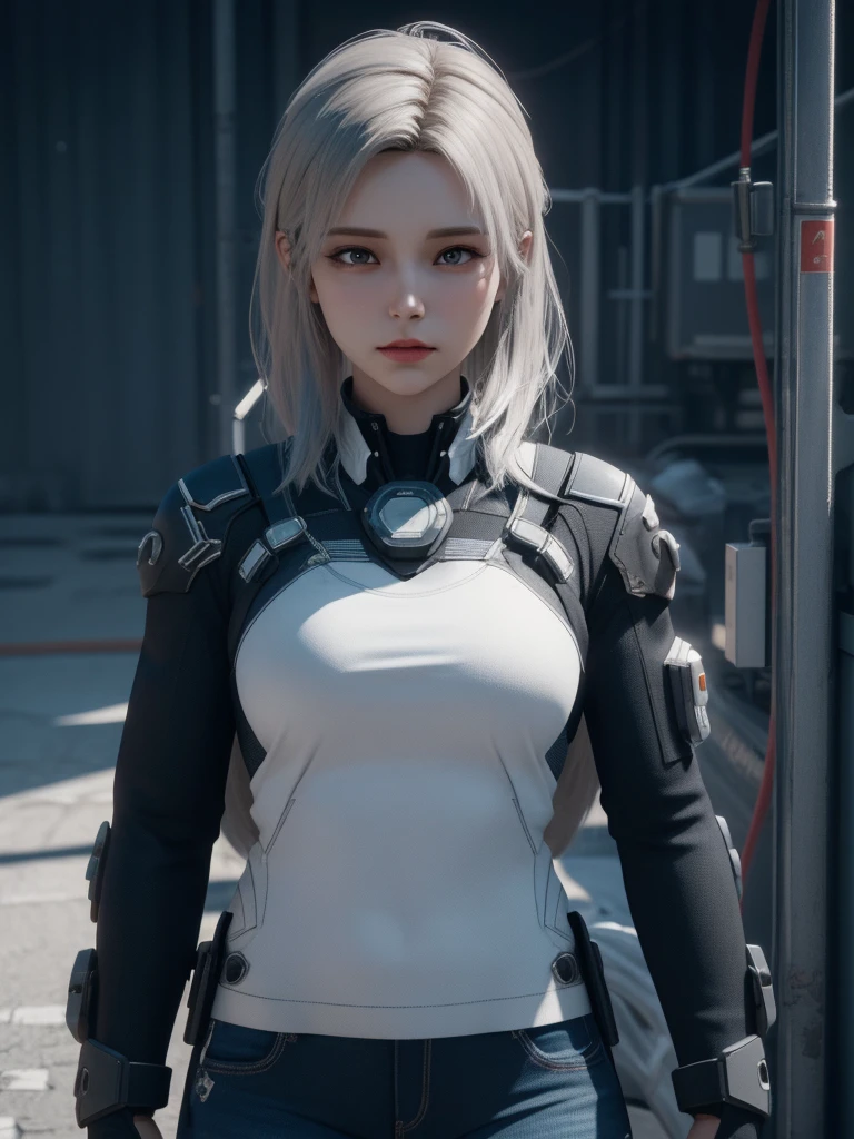 ((best quality)), ((masterpiece)), (detailed:1.4), 3d, Image of a beautiful cyberpunk woman,Human Development Report (High Dynamic Range),Ray Tracing,nvidia RTX,Super Resolution,Unreal 5,Subsurface scattering,PBR Textures,Post-Processing,Anisotropic filtering,Depth of Field,Maximum clarity and sharpness,Multi-layered textures,Albedo and Specular Maps,Surface Shading,Accurate simulation of the interaction between light and material,Perfect proportion,Octane Rendering,Two-color lighting,Large aperture,Low ISO,White Balance,Rule of Thirds,8K Native,