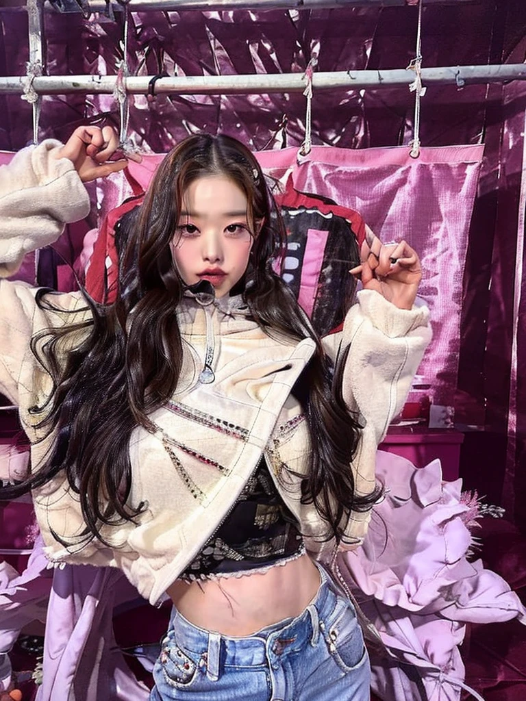 Wonyoung modeling for Victoria Secrets