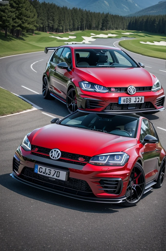 Draw a golf GTI mk7.5