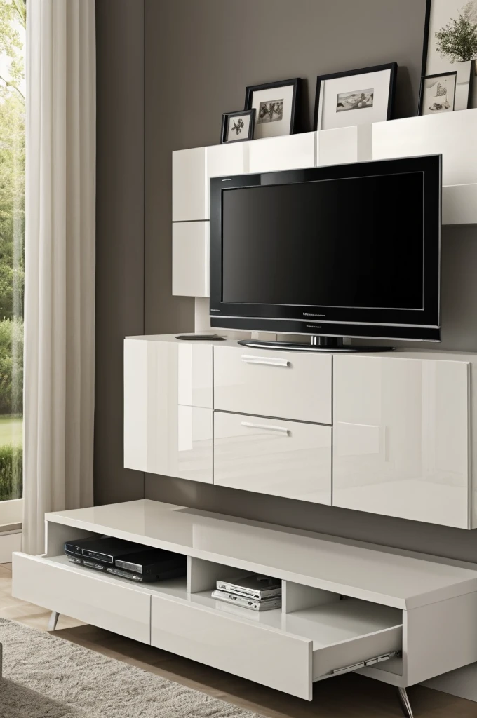 Give me a TV with melamine furniture and it faces you without the TV and it is very realistic, I mean very real so that people believe it. 