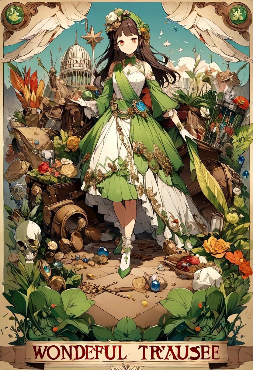 Waste for green, waste into treasure poster