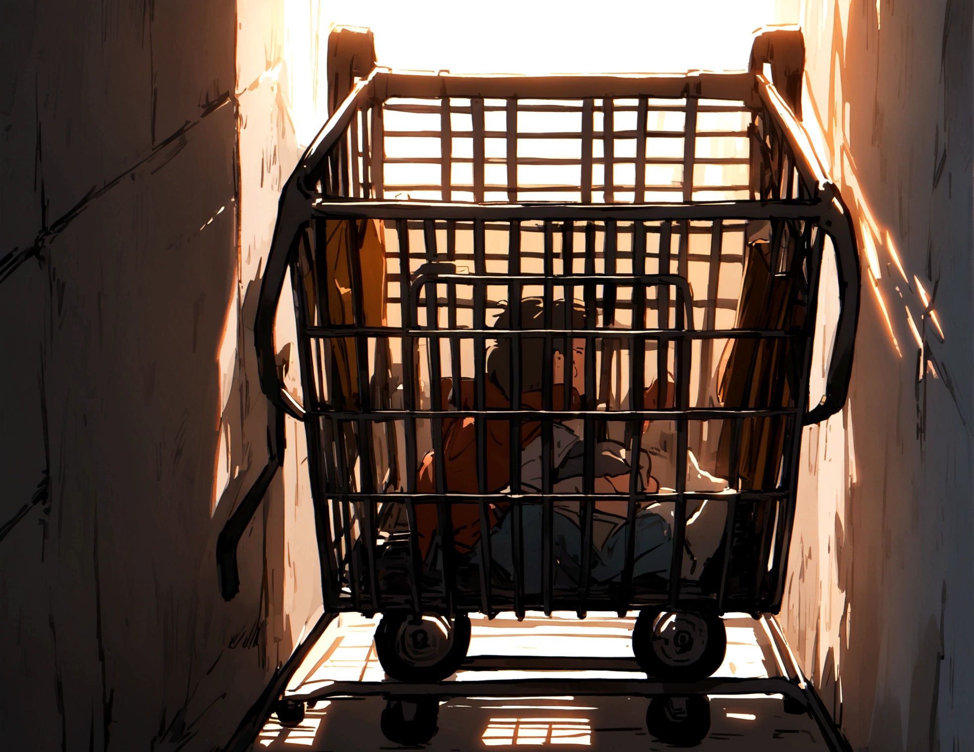2D logo of a shopping cart