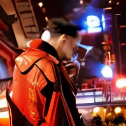 there is a man standing on a stage with a microphone, rapping on stage at festival, performing on stage, lit from the side, taken with canon 8 0 d, music video, zayn malik, candid shot, album art, performing, akira vibes, profile picture 1024px, taken in 2 0 2 0, still from a music video