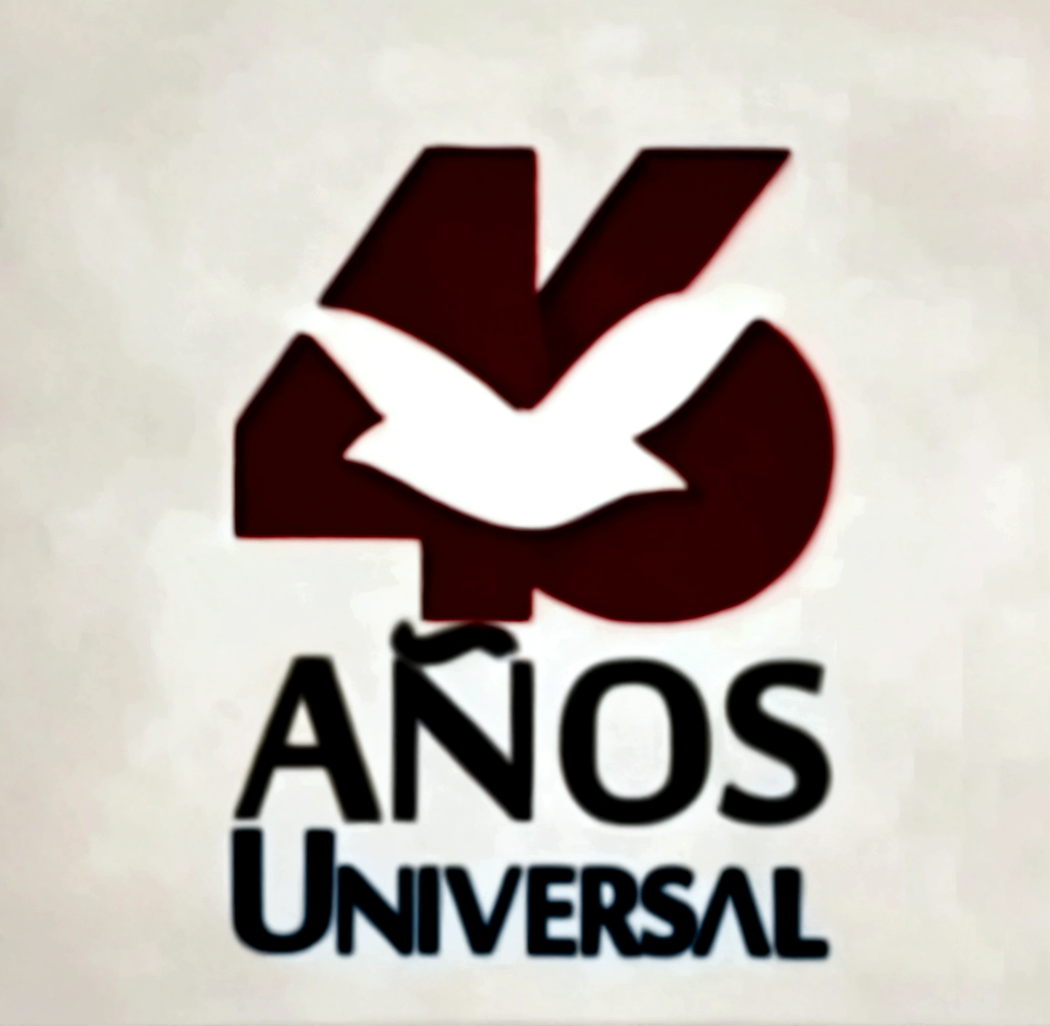 Modify the image to say 47 years Universal exactly as it is in this image