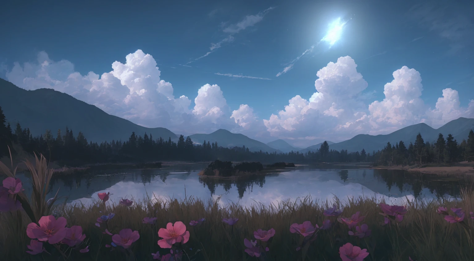 8k, masterpiece, epic lighting, gorgeous skies, very detailed flora