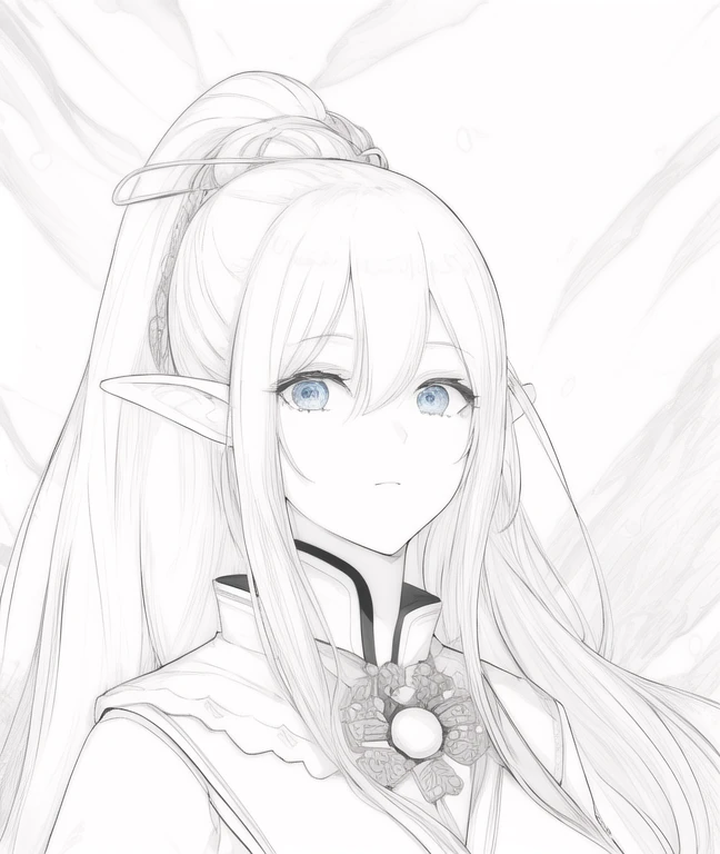 anime girl with blue hair and a crown on her head, Portrait Chevaliers du Zodiaque Fille, alluring elf princess knight, An elf queen, portrait of an elf queen, white-haired god, beautiful and elegant elf queen, knights of zodiac girl, she has elf ears and gold eyes, fairy queen, ((a beautiful fantasy empress)), elf princess knight, Elf Princess