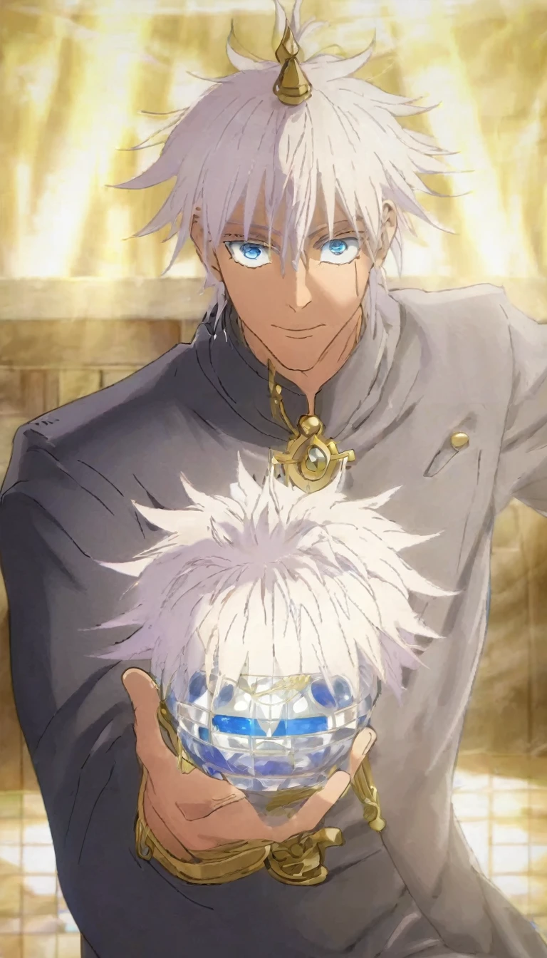 best quality, masterpiece, photorealistic, boy, blue eyes, solo, Egyptian royalty, (ancient egyptian clothes:1.3), bare shoulders, revealing clothes, Egyptian jewelry, luxury, Men's Egyptian erotic clothing, Men's Egyptian hat ultra detailed face, piramid, palace, sunlight, nice hands,perfect hand elaborate, big breasts, cloud , sky, stunning picture, (breast curtains:1.0) , (face close-up:1.3), "pelvic curtain, (long pelvic curtain), usekh collar, crop top", big breasts, ( golden dress:1.4), golden jewelry, Inside a room packed with jewels and gold, Male, masculine