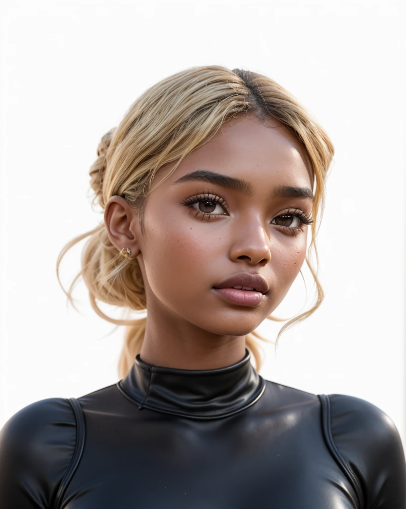(Beautiful  girl, Yara Shahidi, KIKI Layne, Kylie Jenner, Maitreyi Ramakrishnan, young Jessica Alba), (perfect lighting, detailed: 1.4), (hyper realistic), (unreal engine graphics)
