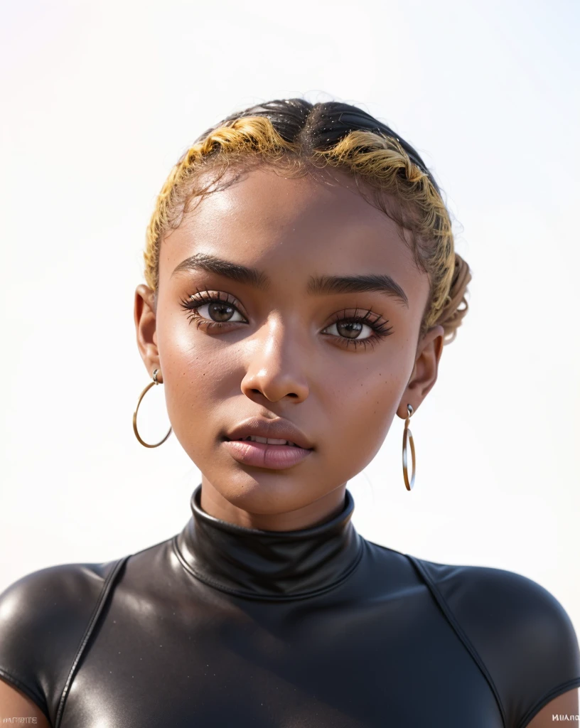 (Beautiful  girl, Yara Shahidi, KIKI Layne, Kylie Jenner, Maitreyi Ramakrishnan, young Jessica Alba), (perfect lighting, detailed: 1.4), (hyper realistic), (unreal engine graphics)