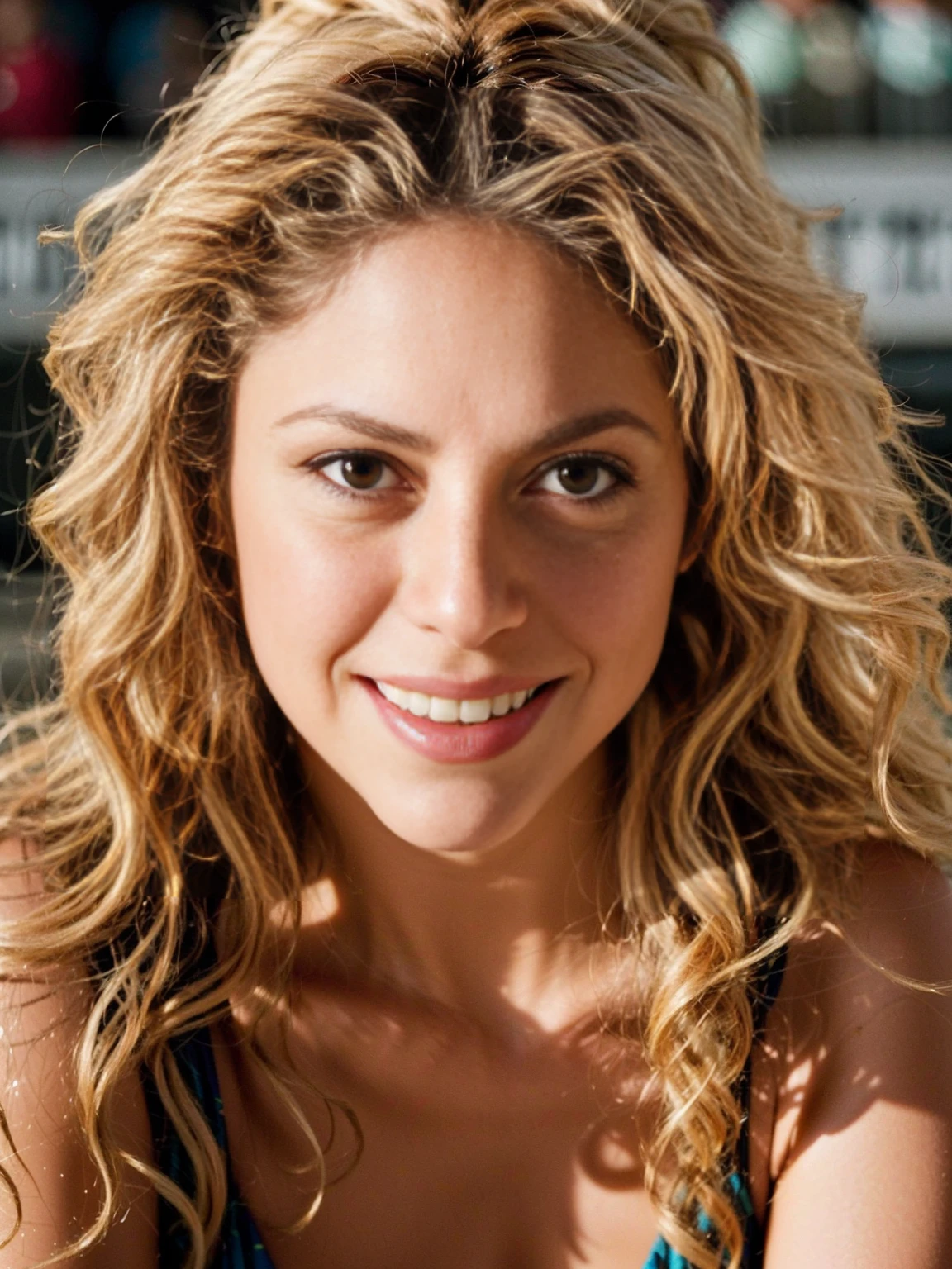 ((FULL BODY SHOT 1.2)), (The girl is Shakira 1.2, 20 year old girl 1.2, seductive look 1.2, NAKED 1.3, NSFW 1.2), (Shakira is a tennis player 1.2, NAKED 1.3, shoulder length hair 1.2), (very sexy Latina woman 1.2, perfect curves 1.2, alluring figure 1.2, nice breasts 1.2), (sitting down with legs open 1.2, sexually seductive pose 1.2), (masterpiece, best quality:1.2), 1girl, solo, (best quality,4k,8k,high resolution,masterpiece:1.2), realistic (1.37) girl, (hyper realistic 1.2), (highly detailed face 1.2, Detailed facial features 1.2), (set in a tennis court 1.2, cinematic lighting 1.2, highly detailed background 1.2)
